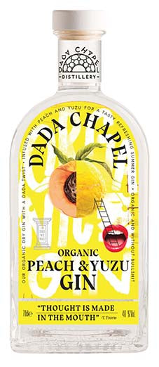 DADA CHAPEL - Organic Peach en Yuzu Gin - België - 70 cl - 40%