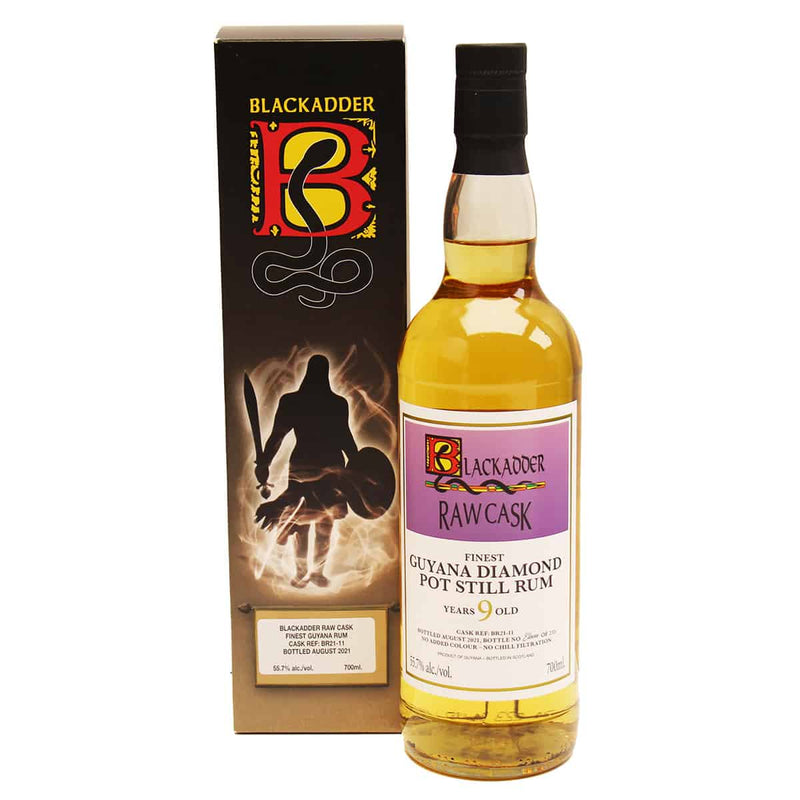 Diamond 9y 2011 Blackadder Raw Cask BARC, 70cl - 55,7°-  9 y Pot Still Rum - Schotland - 70 cl