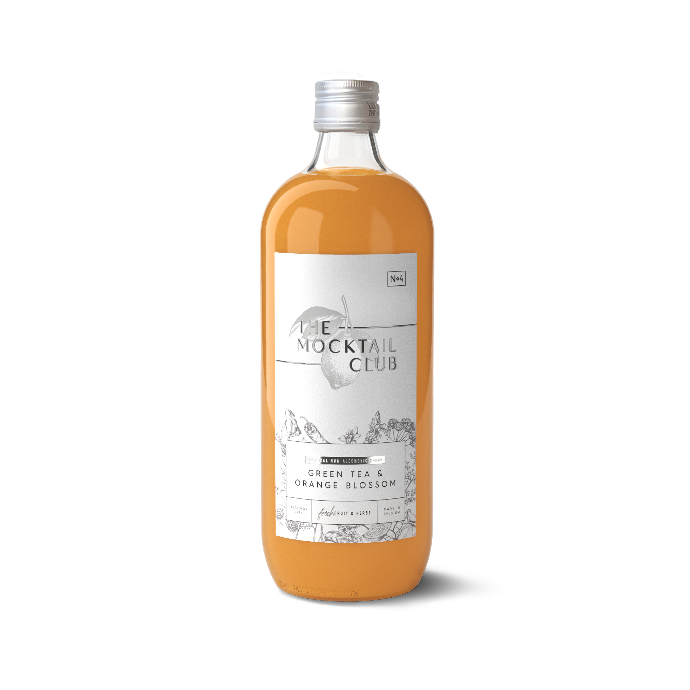 The Mocktail Club - Non-alcoholische drank - Green Tea en Orange Blossom - België - 100cl