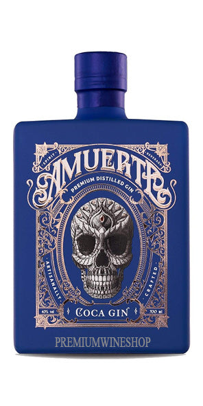 Amuerte Premium Distilled Coca Gin - Bleu - België - 70 cl.