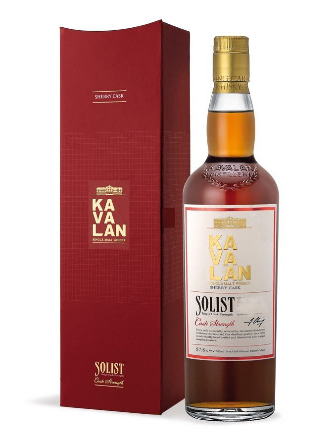 Kavalan Solist - Single Malt Whisky - Sherry Cask - Taiwan - 70 cl. - 57,8 % vol.