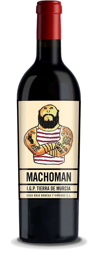 Casa Rojo MACHOMAN - Rood - Spanje - IGP Región de Murcia - 75cl