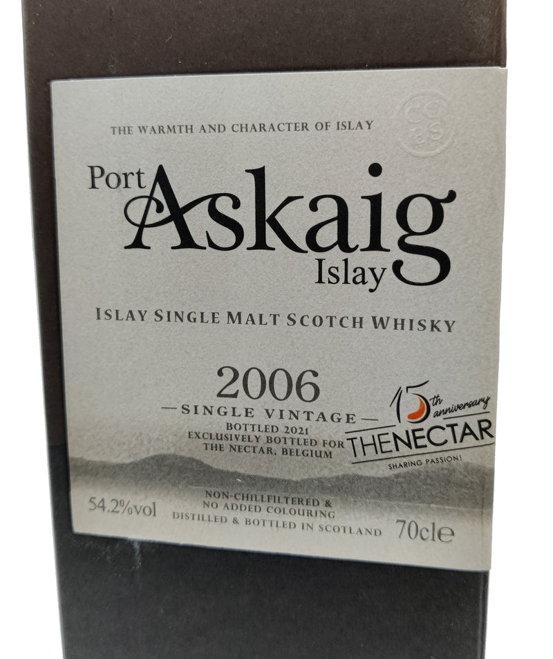 PORT ASKAIG 2006 ISLAY SINGLE CASK - THE NECTAR - 15Y - 54,2°